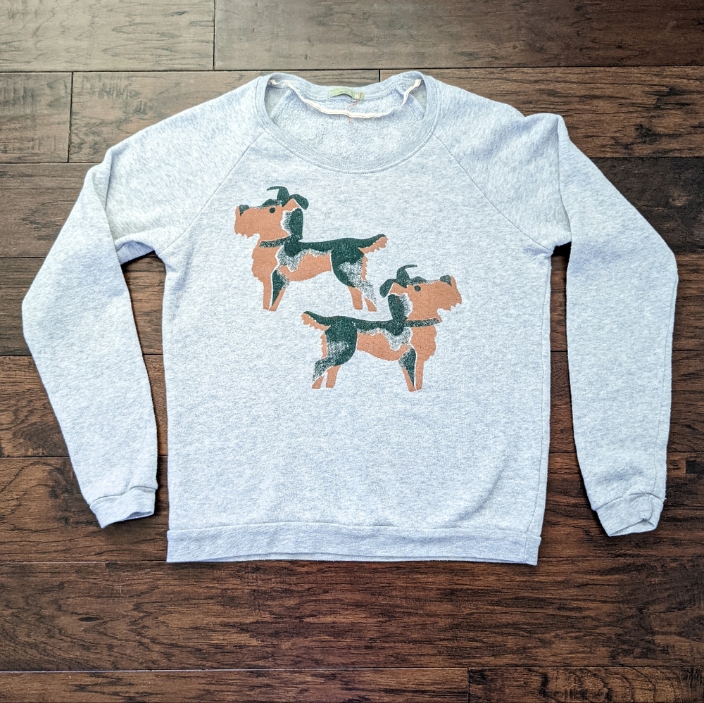 Cute and Cozy Modcloth Sweatshirt with Dogs
